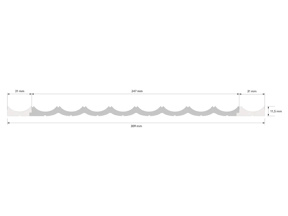 Dekorplate Lumio WP002 fra Deco Systems